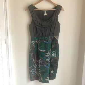 Maeve Anthropologie size 4 Silk Mini Paisley Dress